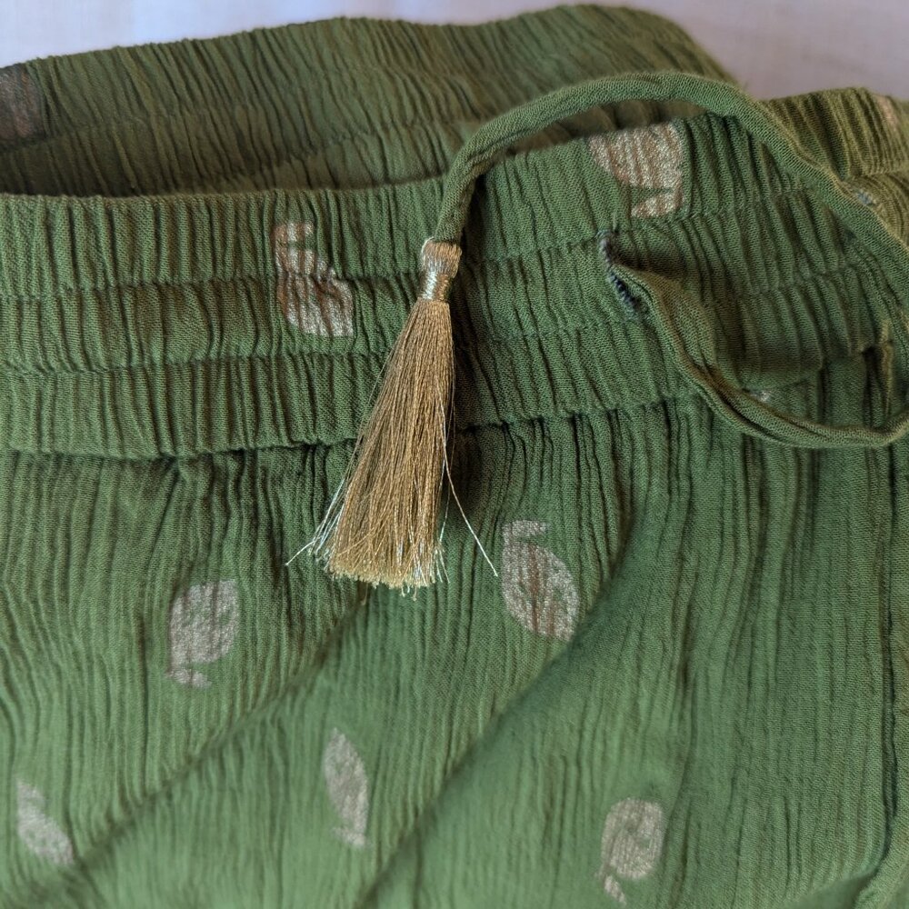 Green Drawstring Pants - image 3